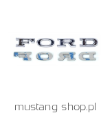 Emblem FORD na maskę 1967 PRZYKLEJANY