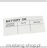NAKLEJKA BATTERY OK
