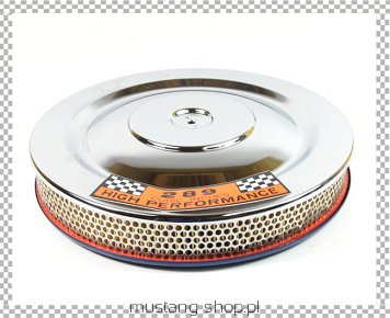 FILTR POWIETRZA Concours Air Cleaner (Chrome/Blue) 65-67